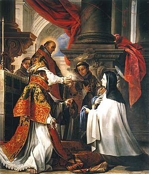 La comunión de santa Teresa - Juan Martín Cabezalero.jpg