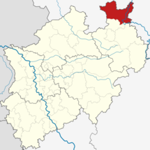Locator map MI in North Rhine-Westphalia.svg
