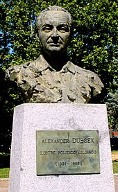 Archivo:Madrid - Ciudad Universitaria, Monumento a Alexander Dubeck