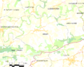 Map commune FR insee code 29278