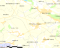 Map commune FR insee code 62204