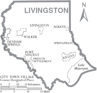 Map of Livingston Parish Louisiana With Municipal Labels.PNG