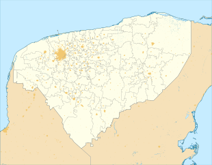 Acanceh ubicada en Yucatán