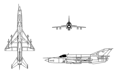 Archivo:MiG-21 FISHBED (MIKOYAN-GUREVICH)