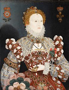 Archivo:Nicholas Hilliard (called) - Portrait of Queen Elizabeth I - Google Art Project