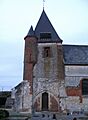 Noircourt église fortifiée (clocher façade Sud) 1
