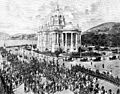 Palácio Monroe (funeral de Joaquim Nabuco)