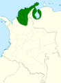 Picumnus cinnamomeus map