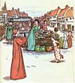 Pied Piper - illustration by Kate Greenaway - Project Gutenberg eText 18343