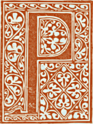 Archivo:Rho letter, Mega Etymologikon, 1499