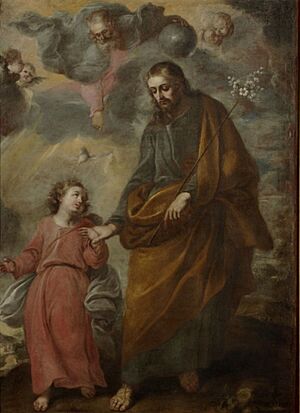 Archivo:San José con el Niño Jesús