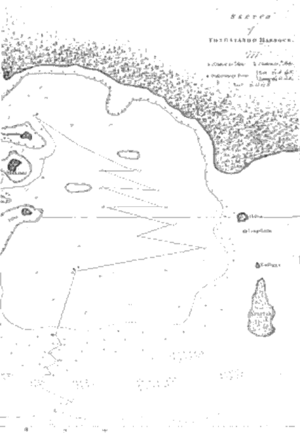 Archivo:Sketch of Tongataboo Harbour 1777