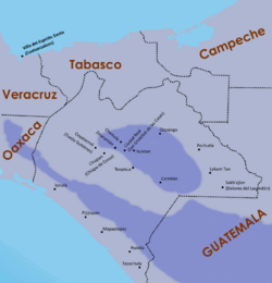 Archivo:Spanish Conquest of Chiapas map