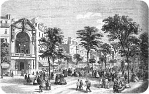 Archivo:Théâtre Historique on the Boulevard du Temple - L'illustration 12 April 1862 - Levin p380