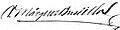 Victorino Márquez Bustillos signature