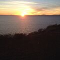 2017 enero 12 Atardecer en Isla Tiburón visto desde la costa