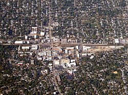 Aerial view of Downers Grove, Illinois, October 2024.JPG