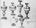 Albrecht Dürer - Six Goblets - WGA07081
