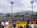 Beatificación Madre Candelaria en Caracas, Estadio de Béisbol