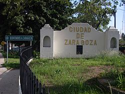 Bienvenida a Zaragoza.JPG