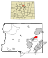 Boulder County Colorado Incorporated and Unincorporated areas Niwot Highlighted
