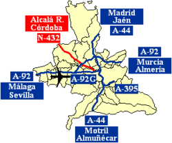 Archivo:Comunicaciones del Área Metropolitana de Granada