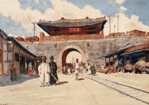 Archivo:Coulson, Constance J. D. (1910) Korea - Gates of Seoul