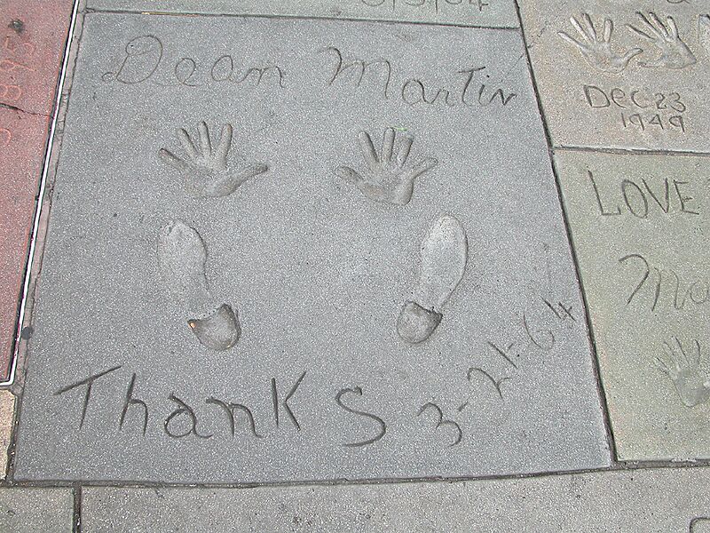 Dean Martin impronte