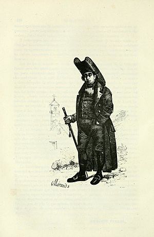 Archivo:El clérigo de misa y olla, en Los españoles pintados por sí mismos, de Miranda