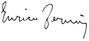 Enrico Fermi signature.svg