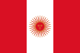 Flag of Peru (1822-1825)