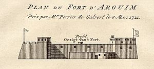 Archivo:Fort of Arguin 1721