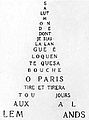 Guillaume Apollinaire Calligramme