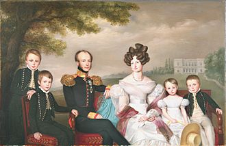 Archivo:Jan Baptist van der Hulst - Koning Willem II en familie