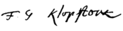 Klopstock Signature.gif