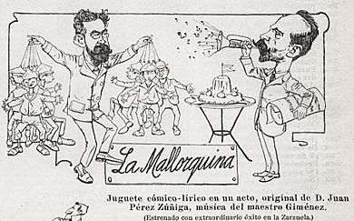 Archivo:La Mallorquina. Juguete cómico-lírico en un acto, original de D. Juan Pérez Zúñiga, música del maestro Giménez
