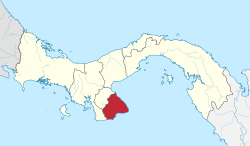 Los Santos in Panama (1856).svg