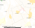 Map commune FR insee code 13116