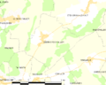 Map commune FR insee code 68245