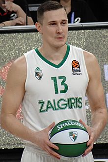 Paulius Jankūnas 13 BC Žalgiris EuroLeague 20180223.jpg