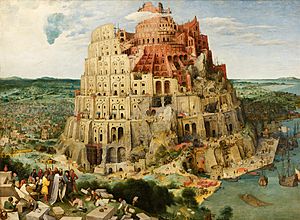 Archivo:Pieter Bruegel the Elder - The Tower of Babel (Vienna) - Google Art Project - edited