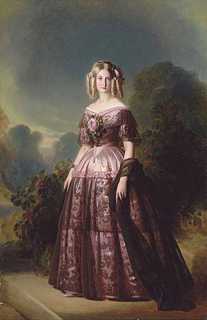 Archivo:Princess Maria Carolina Augusta of the Two Silies, Studio of Franz-Xaver Winterhalter