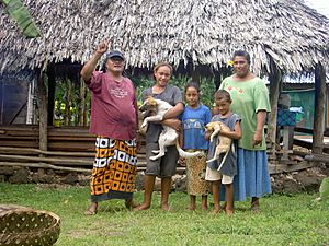 Archivo:Samoa Familie