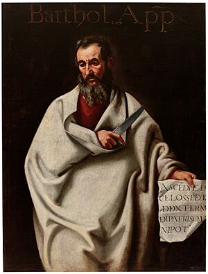 Archivo:San Bartolomé, de Cristóbal García Salmerón (Museo del Prado)