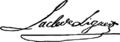 Signature of Pierre Laclède Liguest (1729–1778)