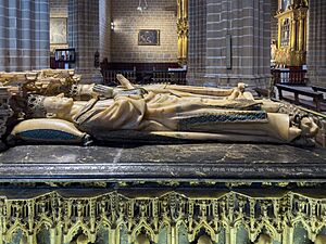 Archivo:Tomb of Charles III of Navarre and Eleanor of Castile 02