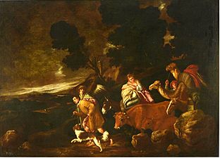 Viaje de Tobías y Sara, de Pedro de Orrente (Museo del Prado)