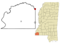 Wilkinson County Mississippi Incorporated and Unincorporated areas Crosby Highlighted