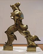 'Unique Forms of Continuity in Space', 1913 bronze by Umberto Boccioni