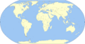 Blank map of the world (Robinson projection) (10E)